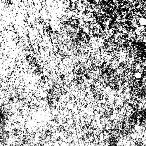 Black and white grunge background. Abstract texture vector