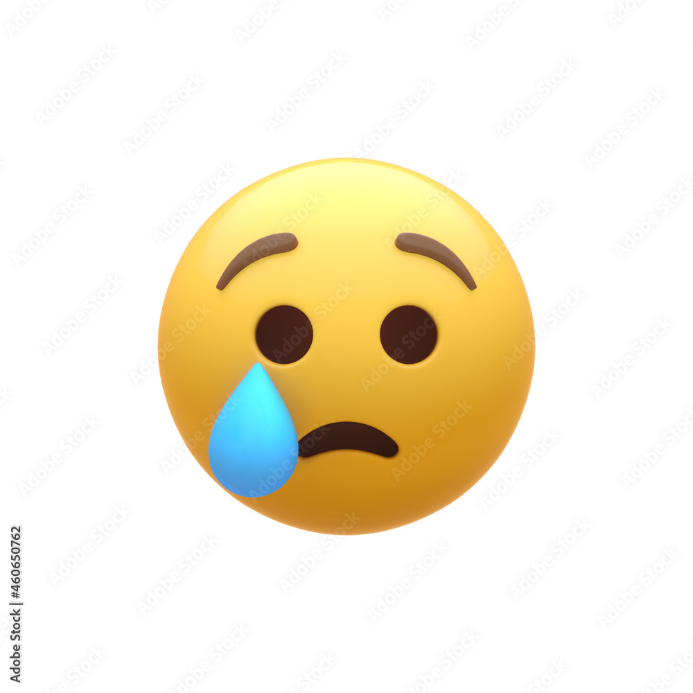 Fototapeta premium Crying Smiley Face