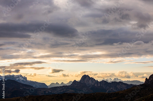 Sunset in Dolomites mountains, Alps, northern Italy © Alberto Gonzalez 