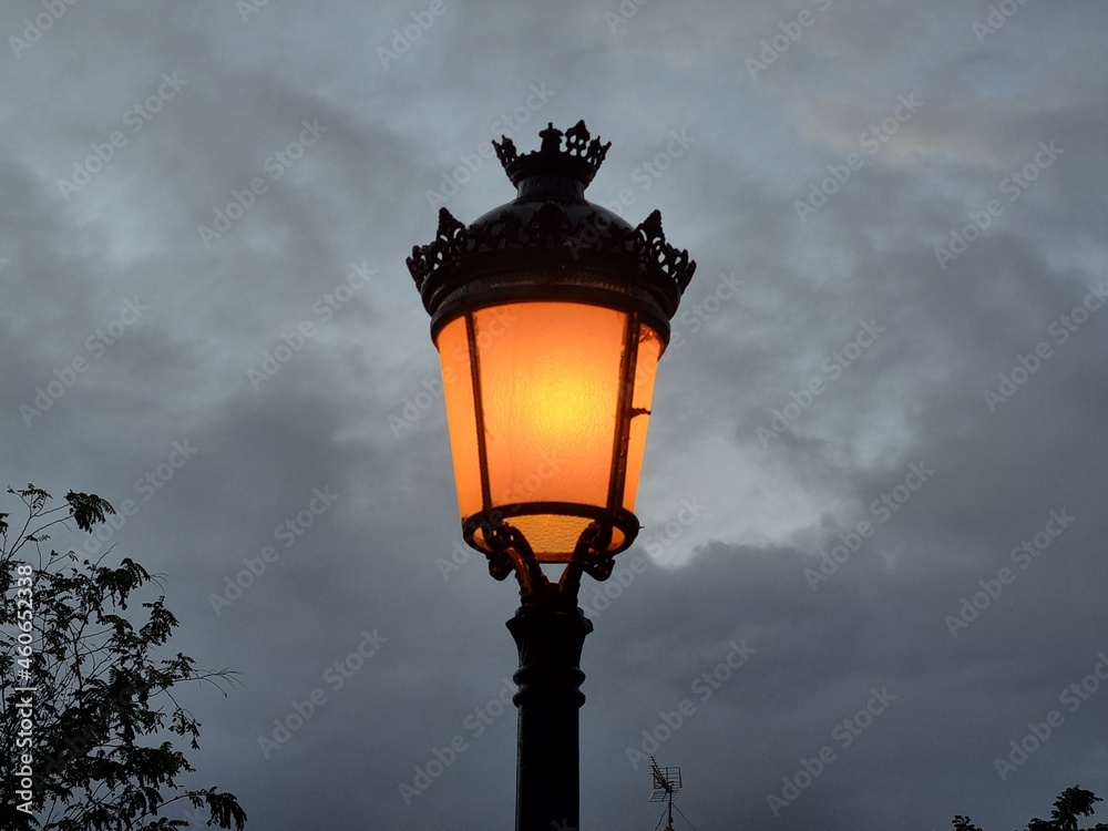 old street lamp