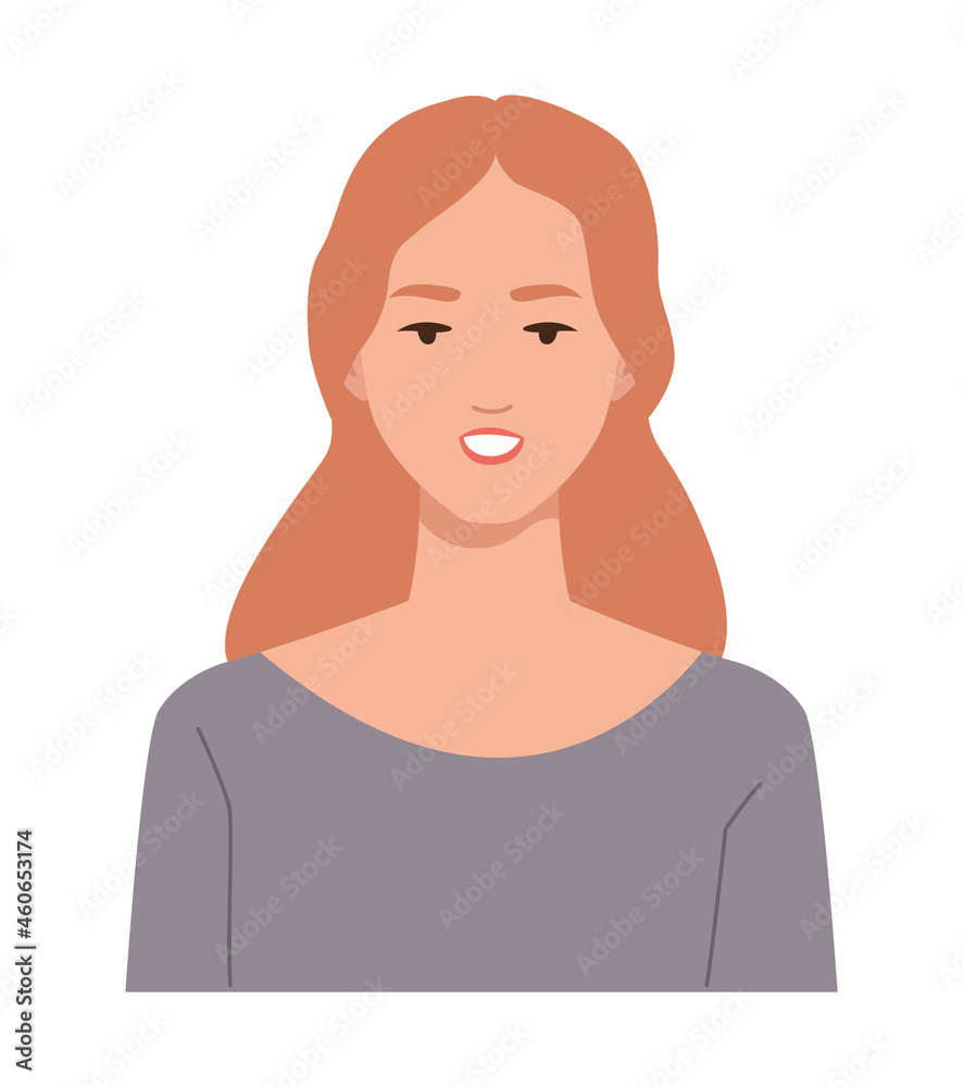 young woman redhead young woman redhead