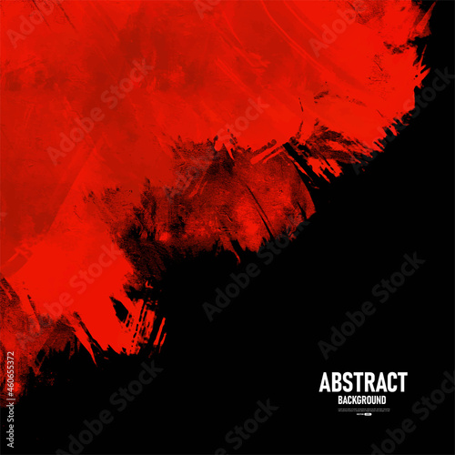 Black and red abstract grunge texture background