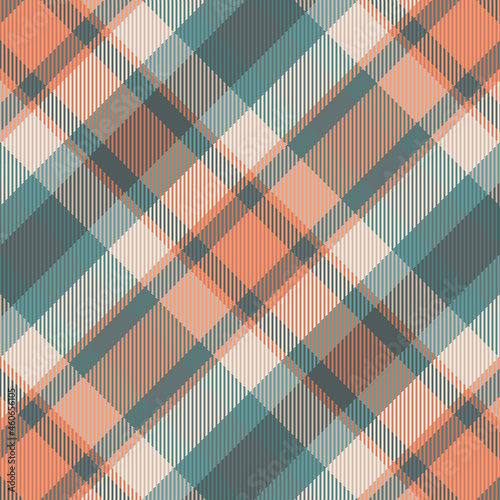 Seamless tartan plaid pattern background. Textile texture. Vector.