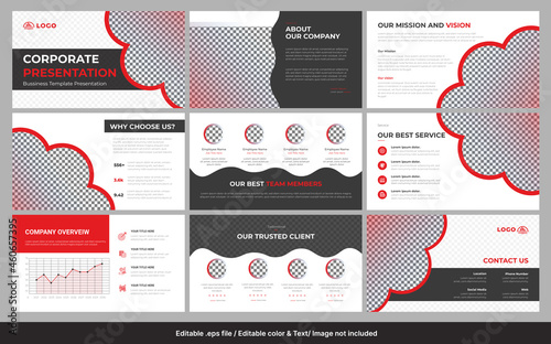 Corporate PowerPoint Presentation template, or Annual report