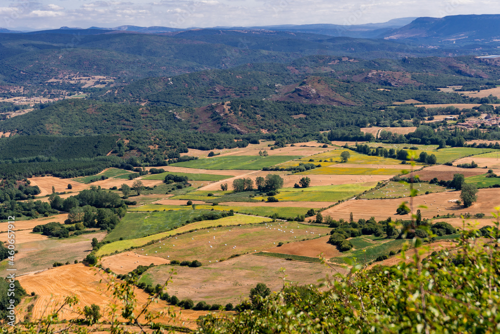Valcabado viewpoint, Covalagua natural area, Las Loras, Palencia mountain
