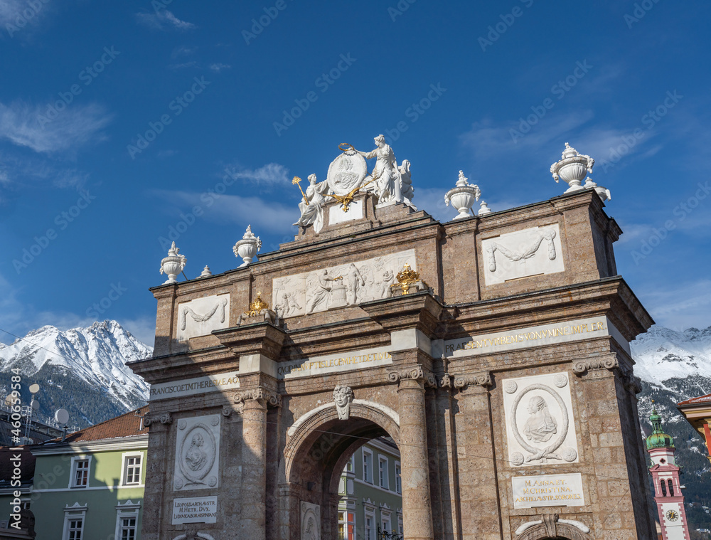 Triumphal Arch (Triumphpforte) - Innsbruck, Tyrol, Austria