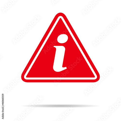 Information help icon, helpdesk info bubble desk. Vector sing isolated on white background