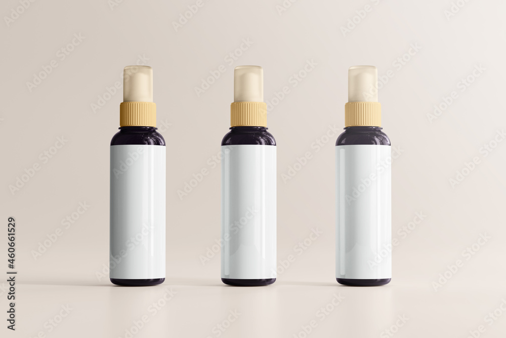 UV Ultra Violet Glass Cosmetic Bottle UV Ultra Violet Glass Cosmetic Bottle