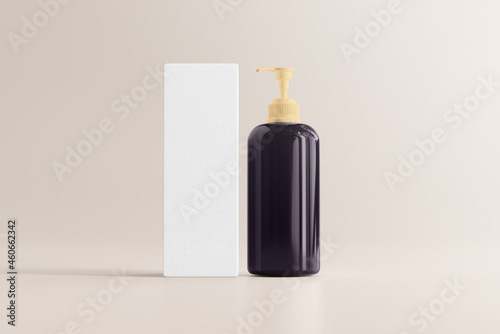 UV Ultra Violet Glass Cosmetic Bottle