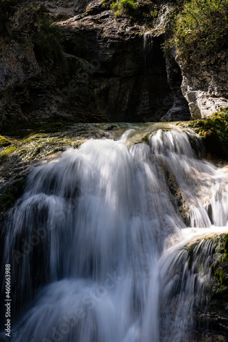 waterfalls of a river in the wood © Sergio Delle Vedove