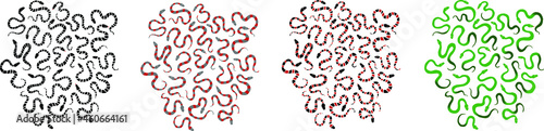 Snakes pattern