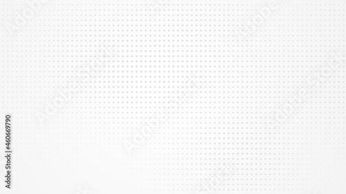 Dot white gray pattern gradient light texture background. Abstract  technology big data digital background. 3d rendering.