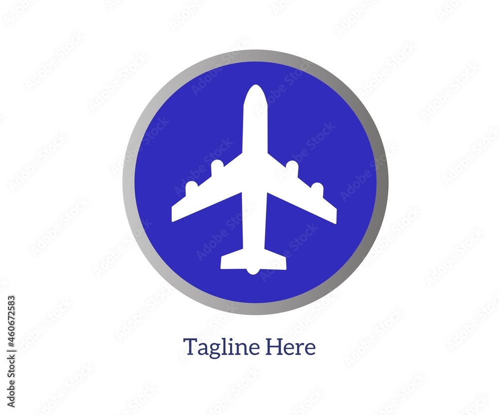 Airplane logo, airplane icon, airplane symbol, airplane vector set.