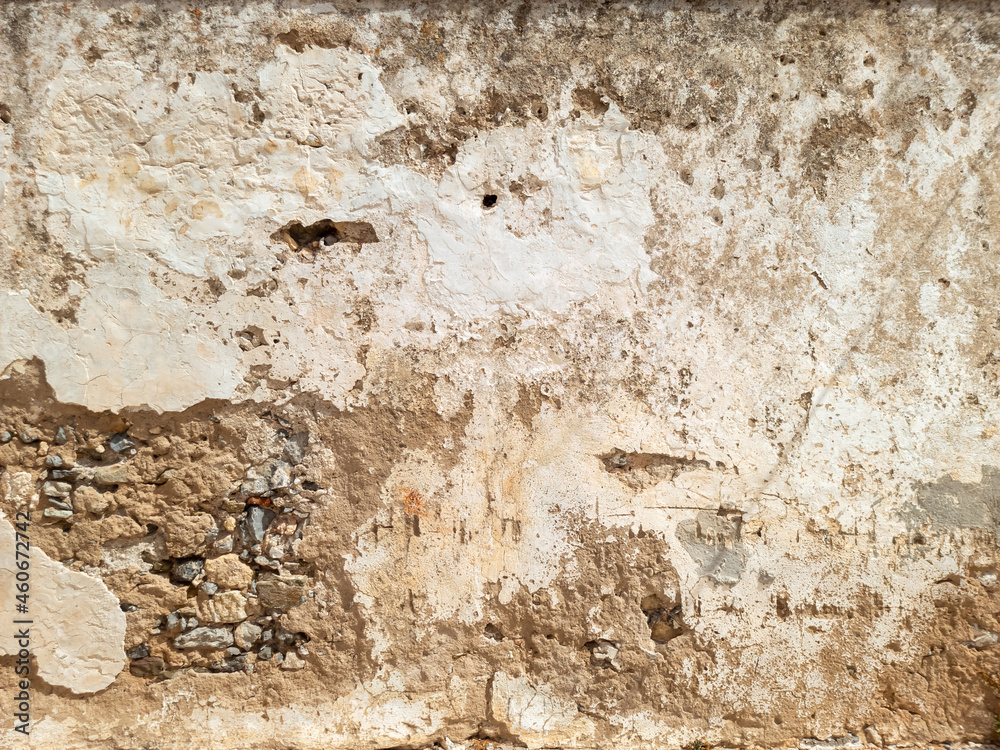 Old weathered exterior rough strong stone wall Old weathered exterior rough strong stone wall
