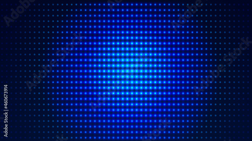 Abstract dot white blue pattern gradient texture technology background. © Papapig