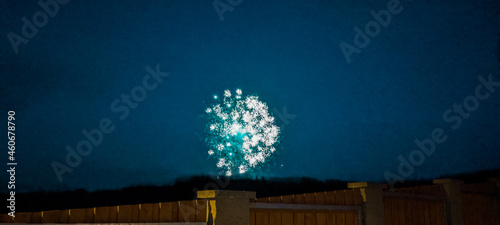 fireworks at night