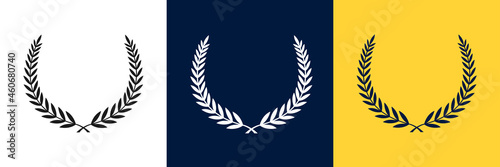 Heraldic weath icon. Vector illustration