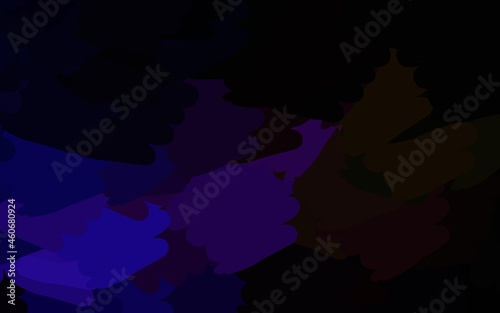 Dark Blue, Red vector texture with abstract forms.