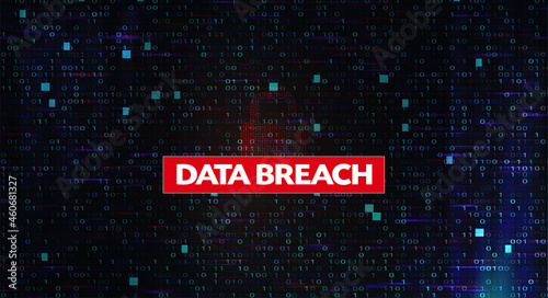 Futuristic Digital Technology Vector Background. Cyber Attack