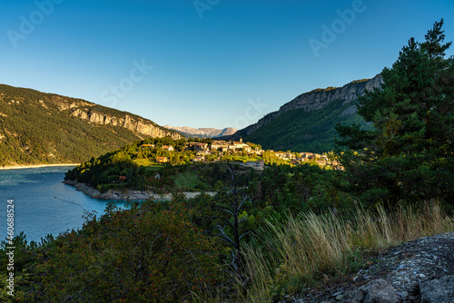 Lac de Castillon near Verdon River, Saint-Julien-du-Verdon, Provence, France