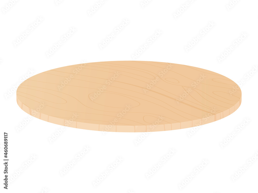 Wooden cutting board. Illustration isolated on white background. Wooden cutting board. Illustration isolated on white background.
