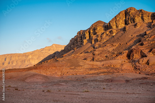 Scenic mountain view in Timna National Park, Arava Valley. Israel.