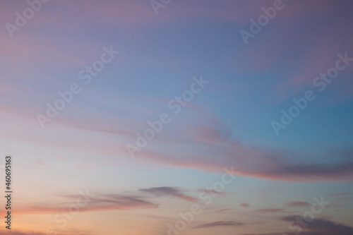 beautiful colorful sky and cloud in twilight time background