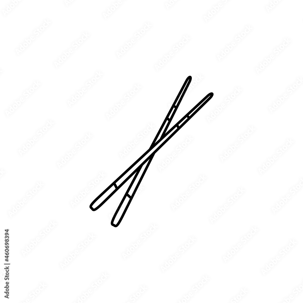 Sticks icon in Asia set Sticks icon in Asia set