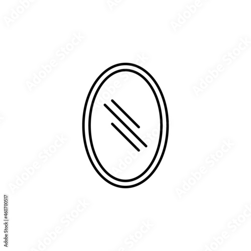mirror line icon Decoration set
