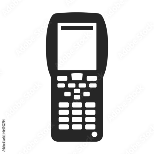 Scanner of code vector black icon. Vector illustration scan barcode on white background. Isolated black illustration icon of scanner barcod .