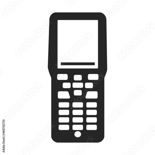 Scanner of code vector black icon. Vector illustration scan barcode on white background. Isolated black illustration icon of scanner barcod .