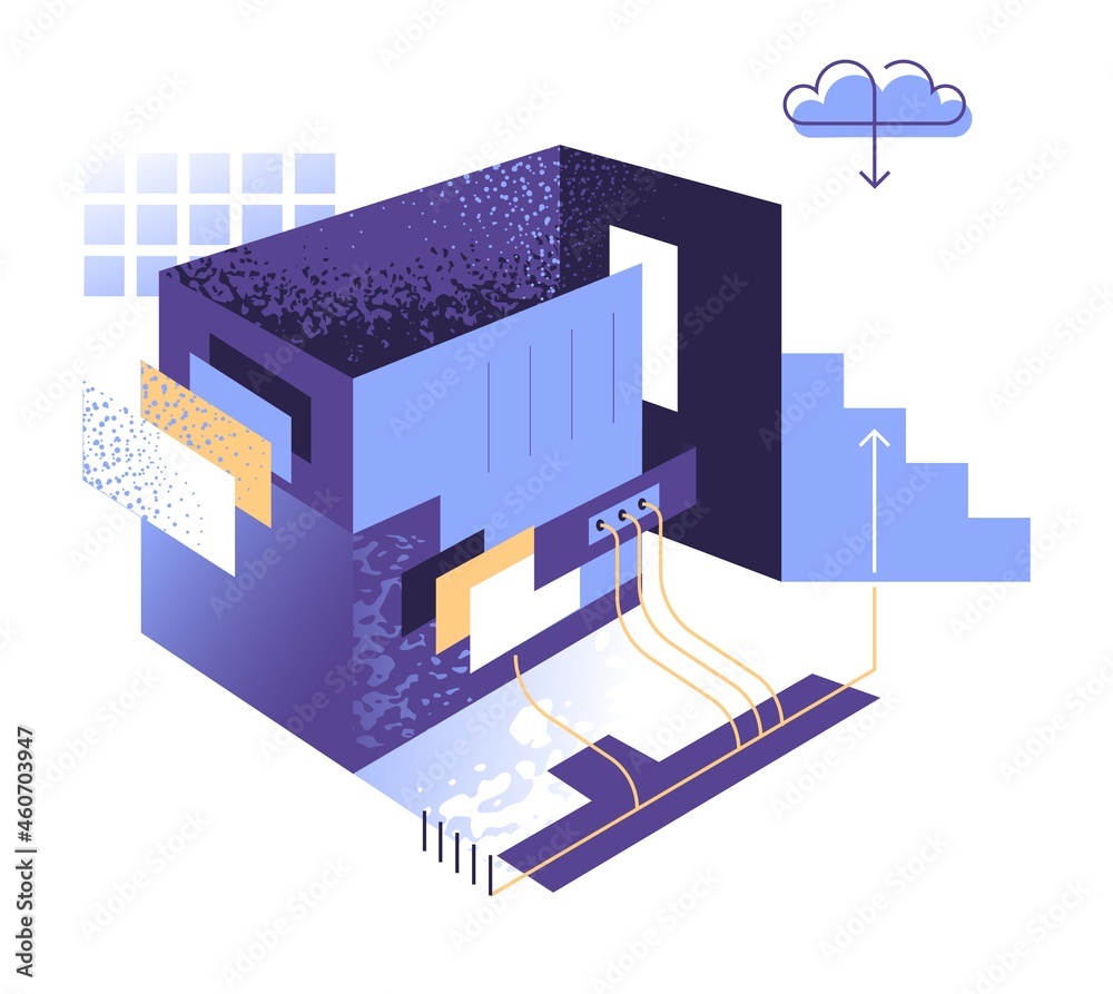 Website architecture abstract concept vector illustration Website architecture abstract concept vector illustration
