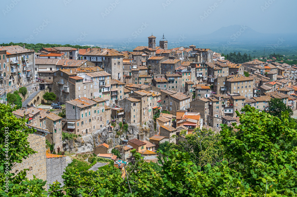 The village of Caprarola in Lazio