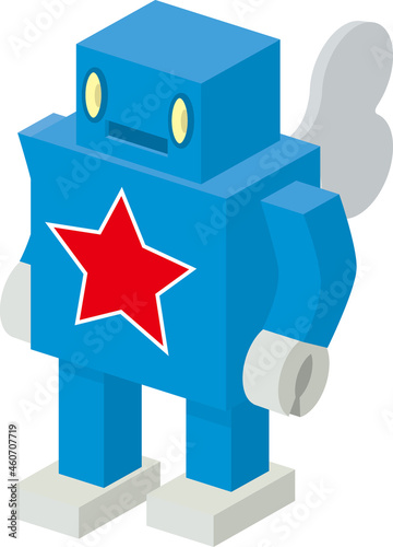 ゼンマイ仕掛けのロボット