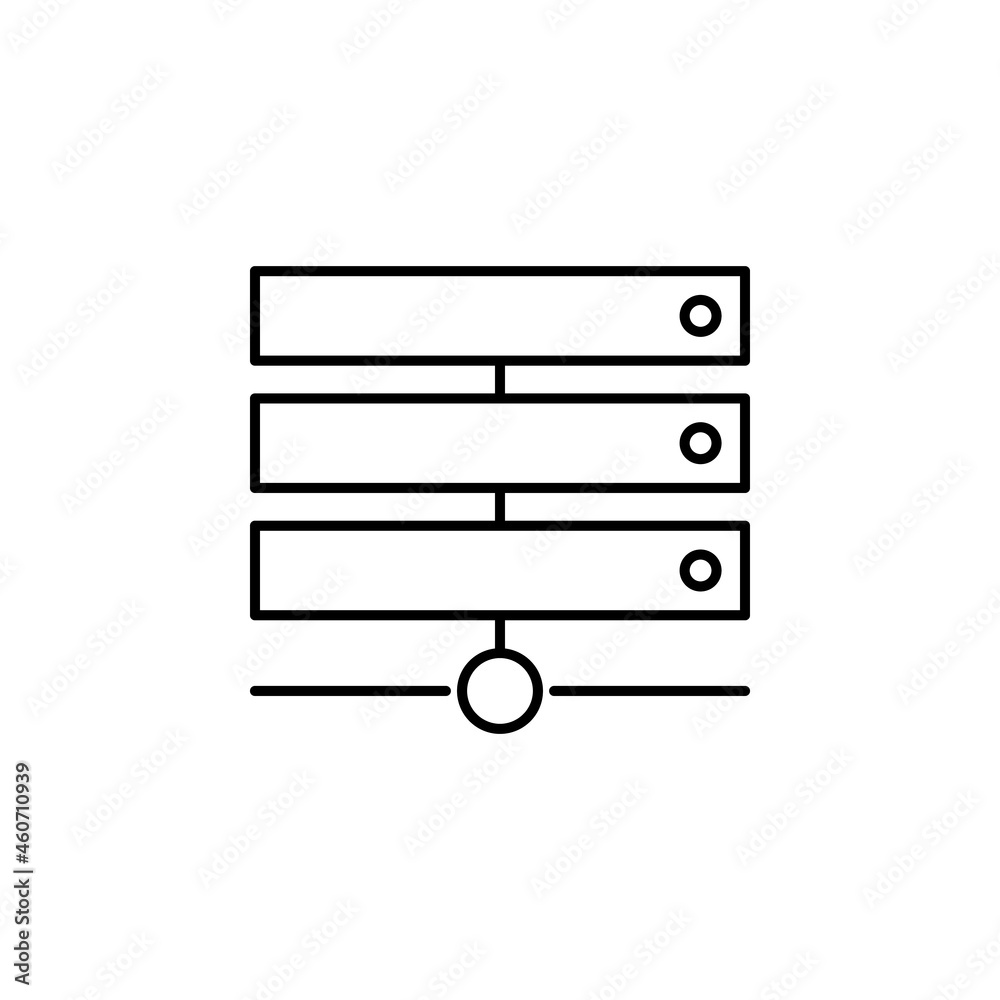 server, communication icon in Mobile network set server, communication icon in Mobile network set