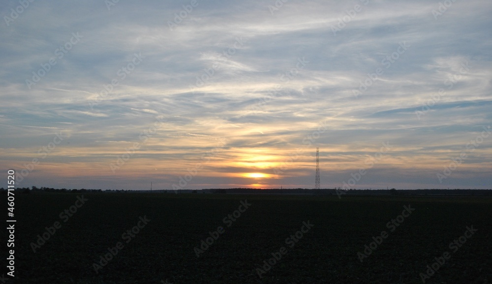 Naklejka premium sunset