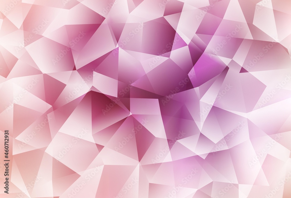 Light Pink vector triangle mosaic background. Light Pink vector triangle mosaic background.