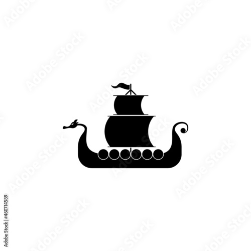 drakar icon in Vikings set