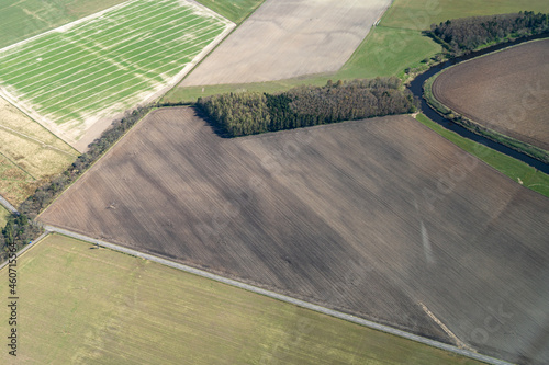 View of a ploughed field