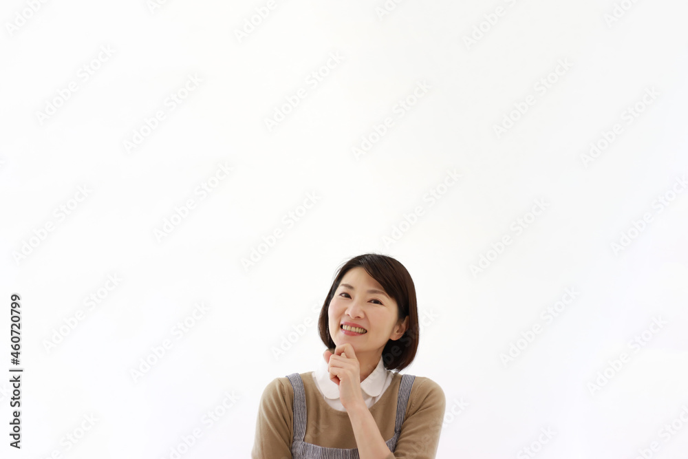 笑顔の女性 笑顔の女性