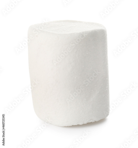 Tasty marshmallow on white background