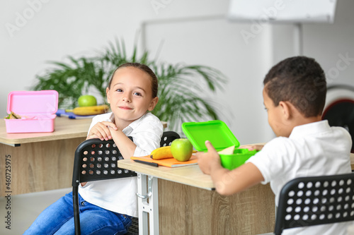 Cute little children having...