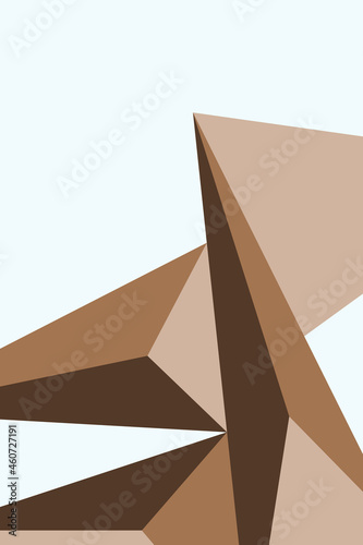 abstract, shapes carage, brown, tan wallpaper background vector illustration photo