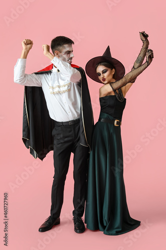 People in Halloween costume...