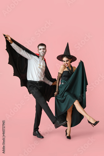 People in Halloween costume...