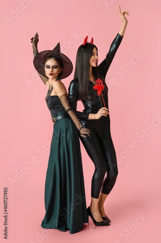 People in Halloween costume...