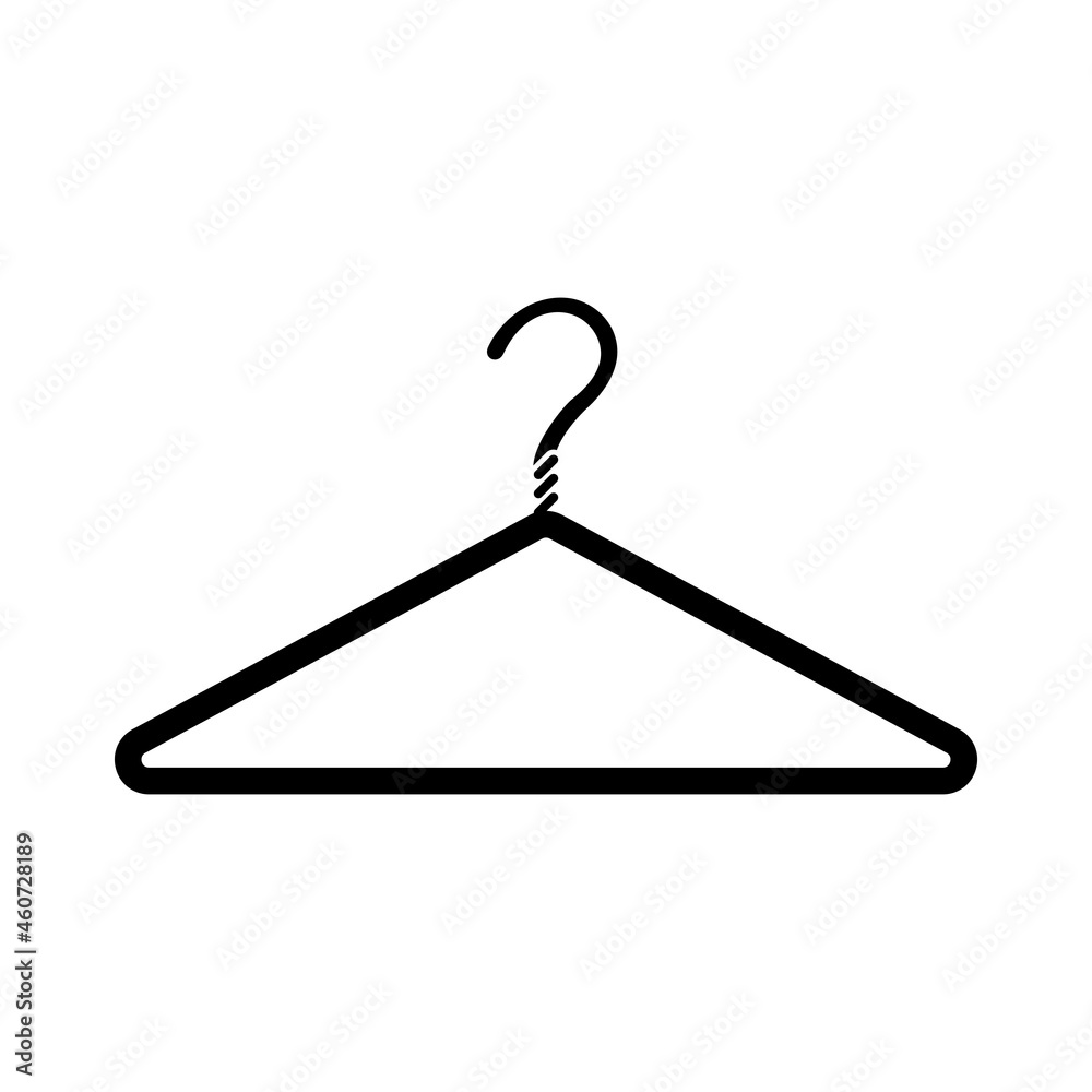 Hanger icon flat design vecto Hanger icon flat design vecto