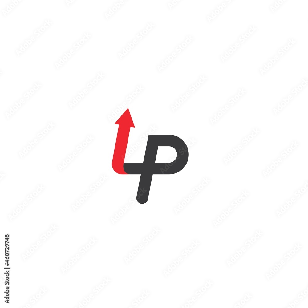 up or 4p arrow text icon vector concept design template up or 4p arrow text icon vector concept design template