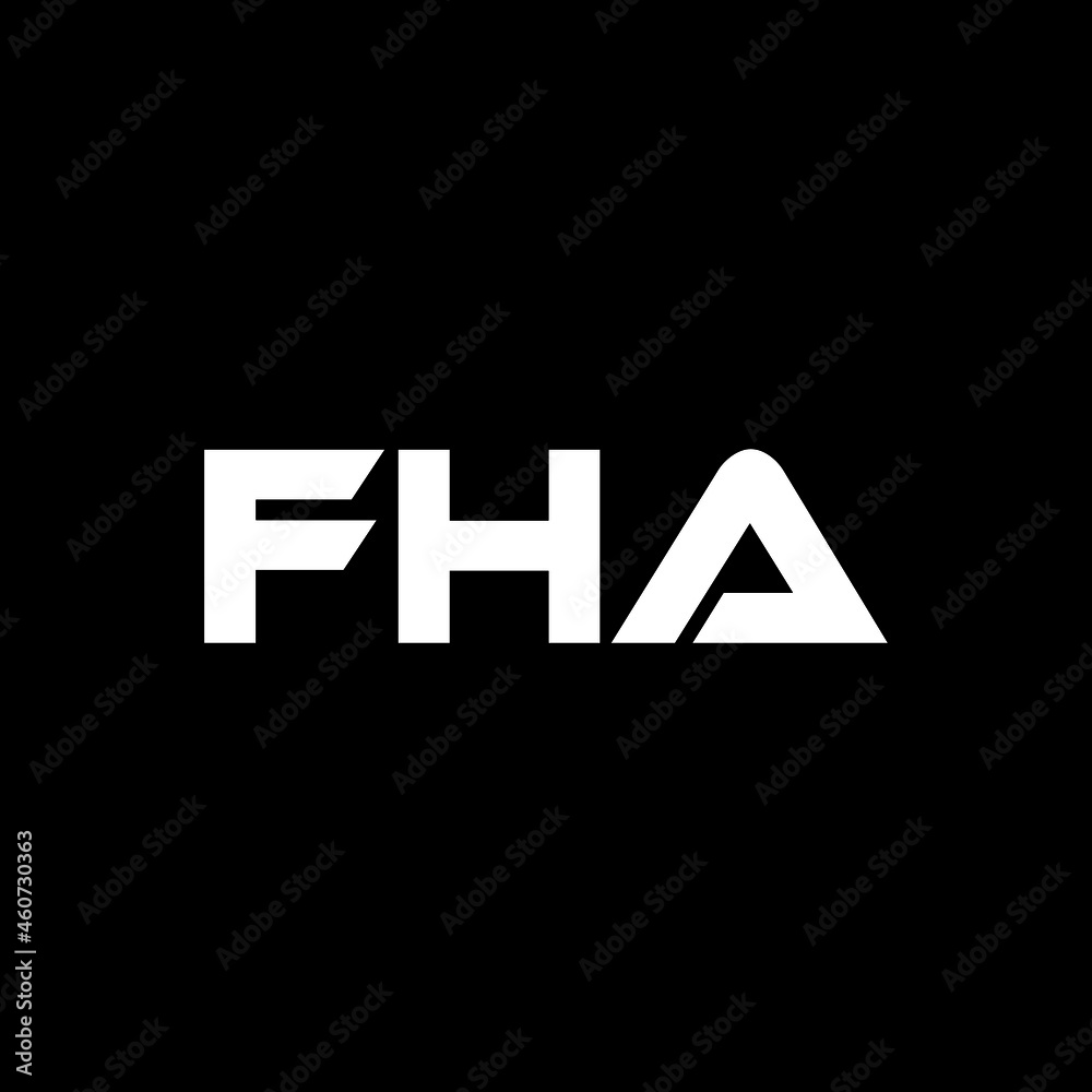 FHA letter logo design with black background in illustrator, vector logo modern alphabet font overlap style. calligraphy designs for logo, Poster, Invitation, etc. FHA letter logo design with black background in illustrator, vector logo modern alphabet font overlap style. calligraphy designs for logo, Poster, Invitation, etc.