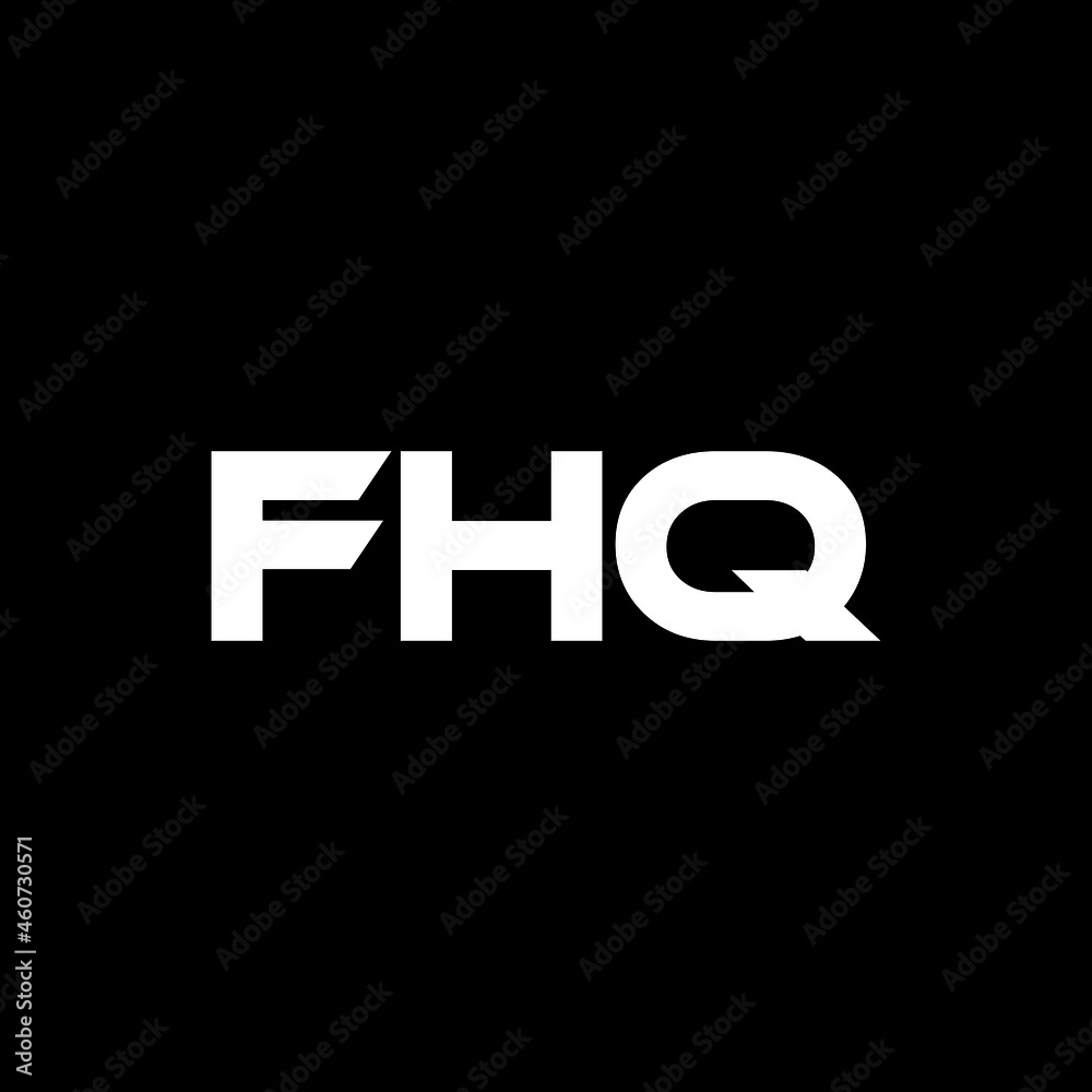 FHQ letter logo design with black background in illustrator, vector logo modern alphabet font overlap style. calligraphy designs for logo, Poster, Invitation, etc. FHQ letter logo design with black background in illustrator, vector logo modern alphabet font overlap style. calligraphy designs for logo, Poster, Invitation, etc.